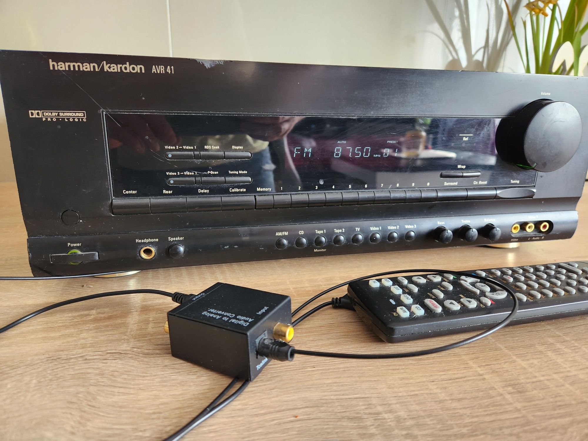 Wzmacniacz Amplituner Harman/Kardon AVR 41 + konwerter + pilot