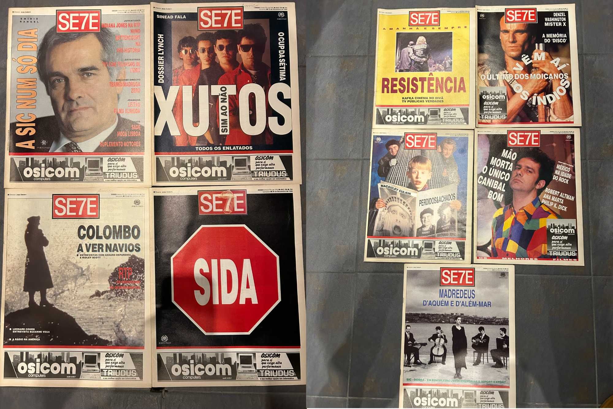 Revistas Sete - Vários Números - 1992