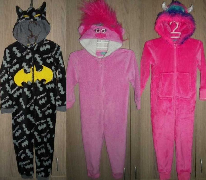 Пижама слип кигуруми флисовый Бетман Троль Жук на рост 98-104-110 см