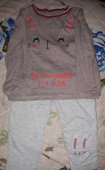 Roupa de menina, tamanho 1.5 a 2 anos.
