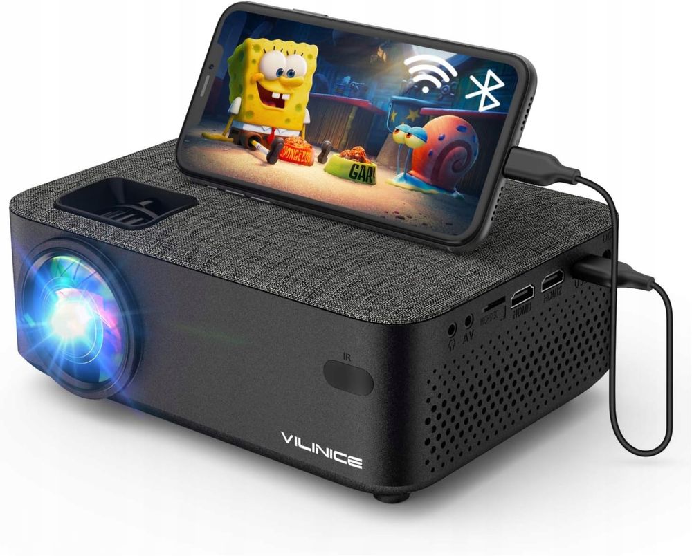 Projektor LED VILINICE VL208 czarny P5C96