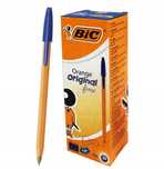 Długopis Biurowy Bic Orange Niebieski 20szt Paczka