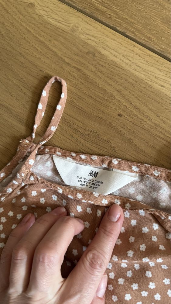 Костюм літній натуральний  H&M 152 см, 8-10 років, стан ідеал