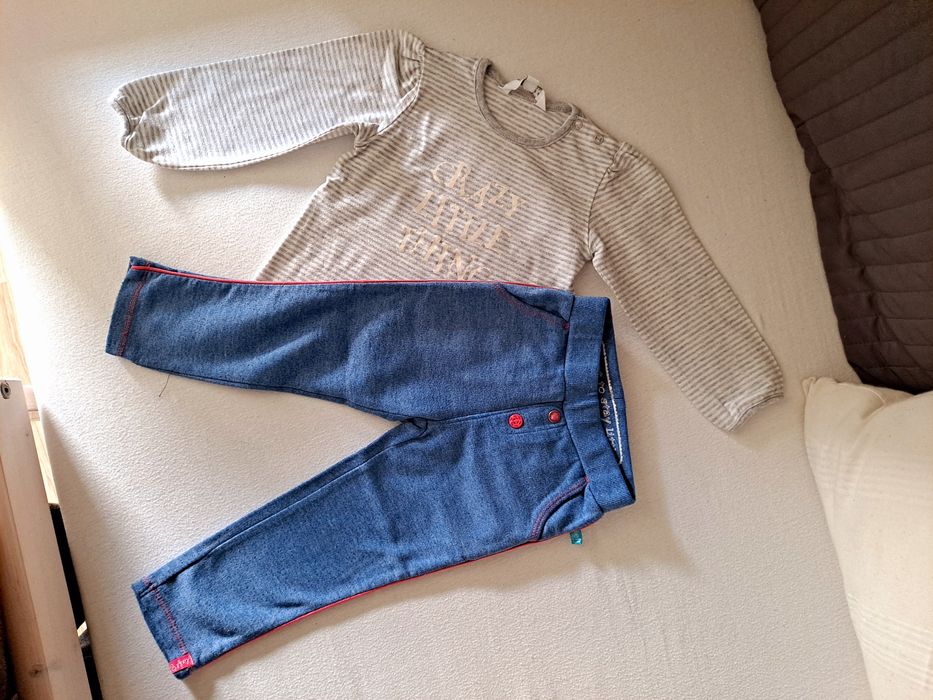 Spodnie +bluzeczka w roz 86