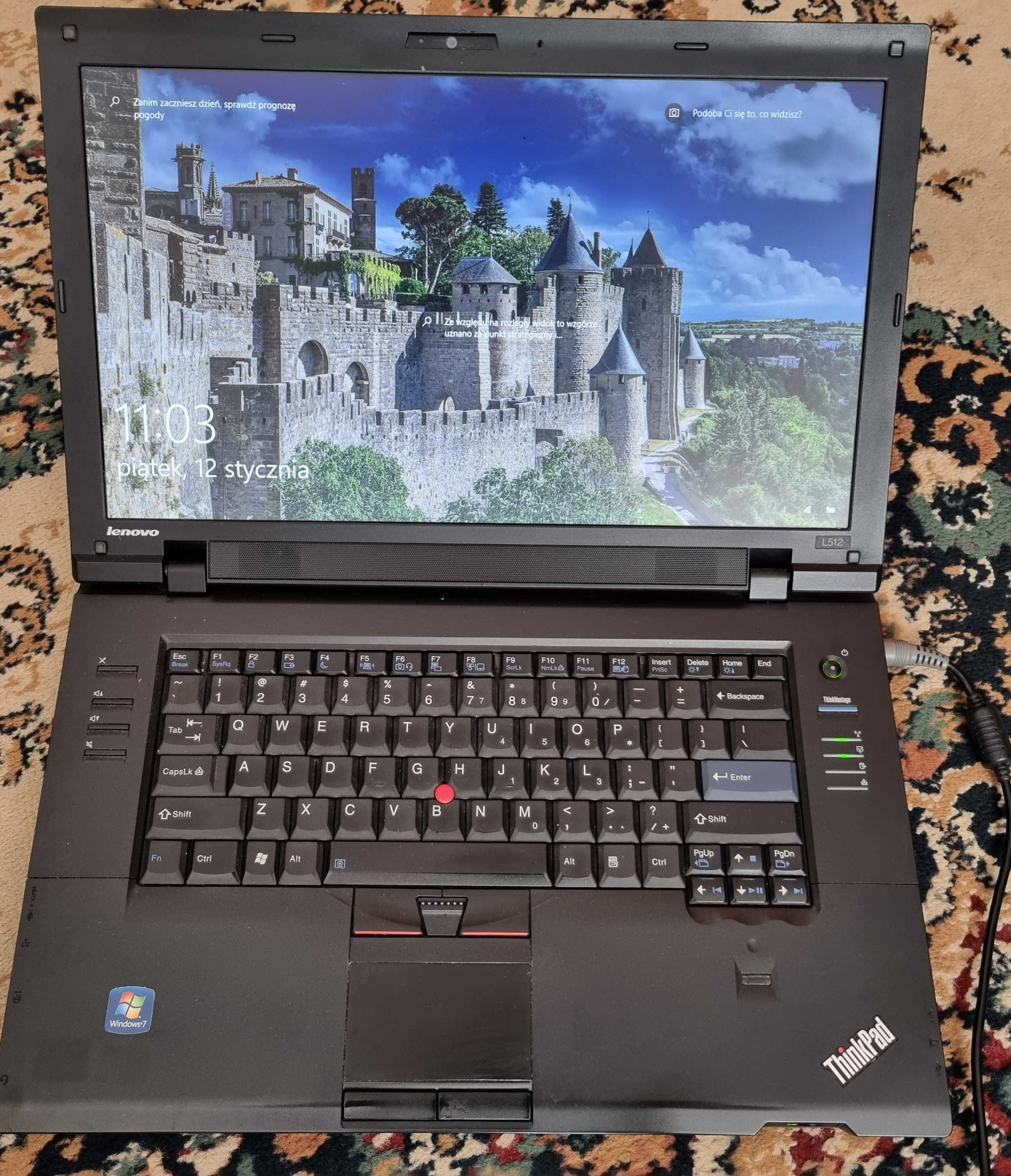 Laptop Lenovo ThinkPad L512wl + torba