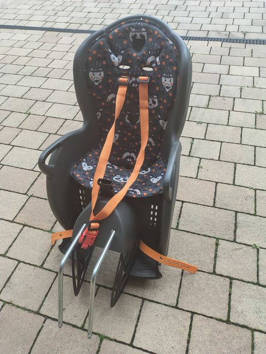 Hamax KISS fotelik rowerowy tylny + 2 adaptery + pokrowiec