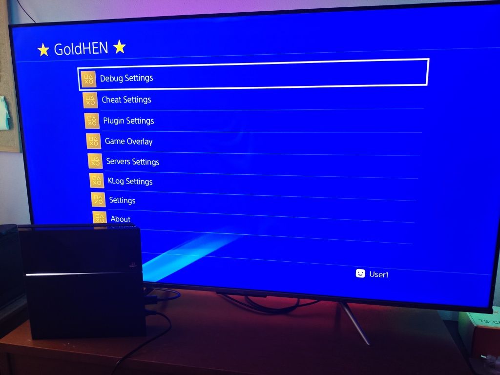 PlayStation 4 software 9.0  *GoldHEN*