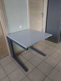 Wyjątkowo solidne i stabilne biurko popiel 80 cm × 80 cm