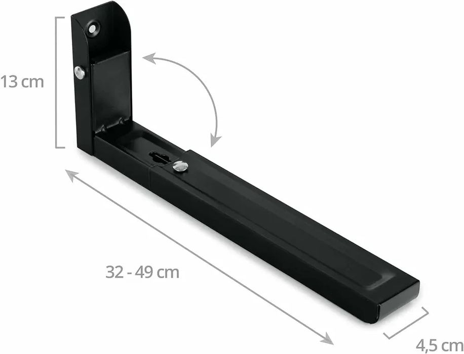 Pronomic UWM-30 BK uniwersalny uchwyt ścienny do kuchenki mikrofalowej