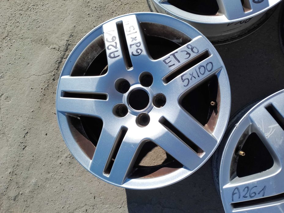 Felgi Aluminiowe VW 6Jx15'' ET38 5X100 Obrzycko A261