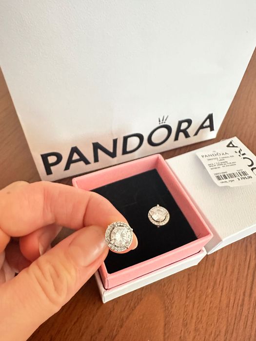 Сережки гвоздики Pandora