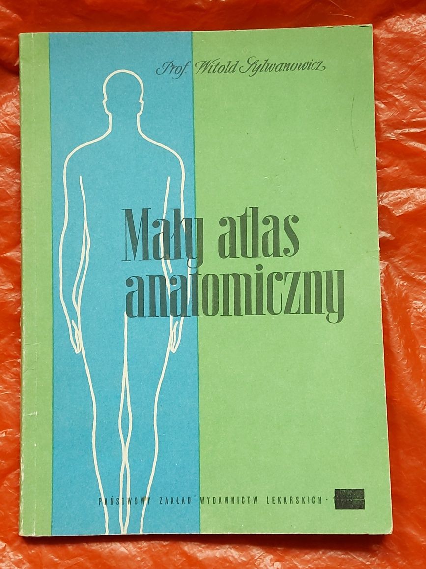 Książka Mały Atlas Anatomiczny 1965r
