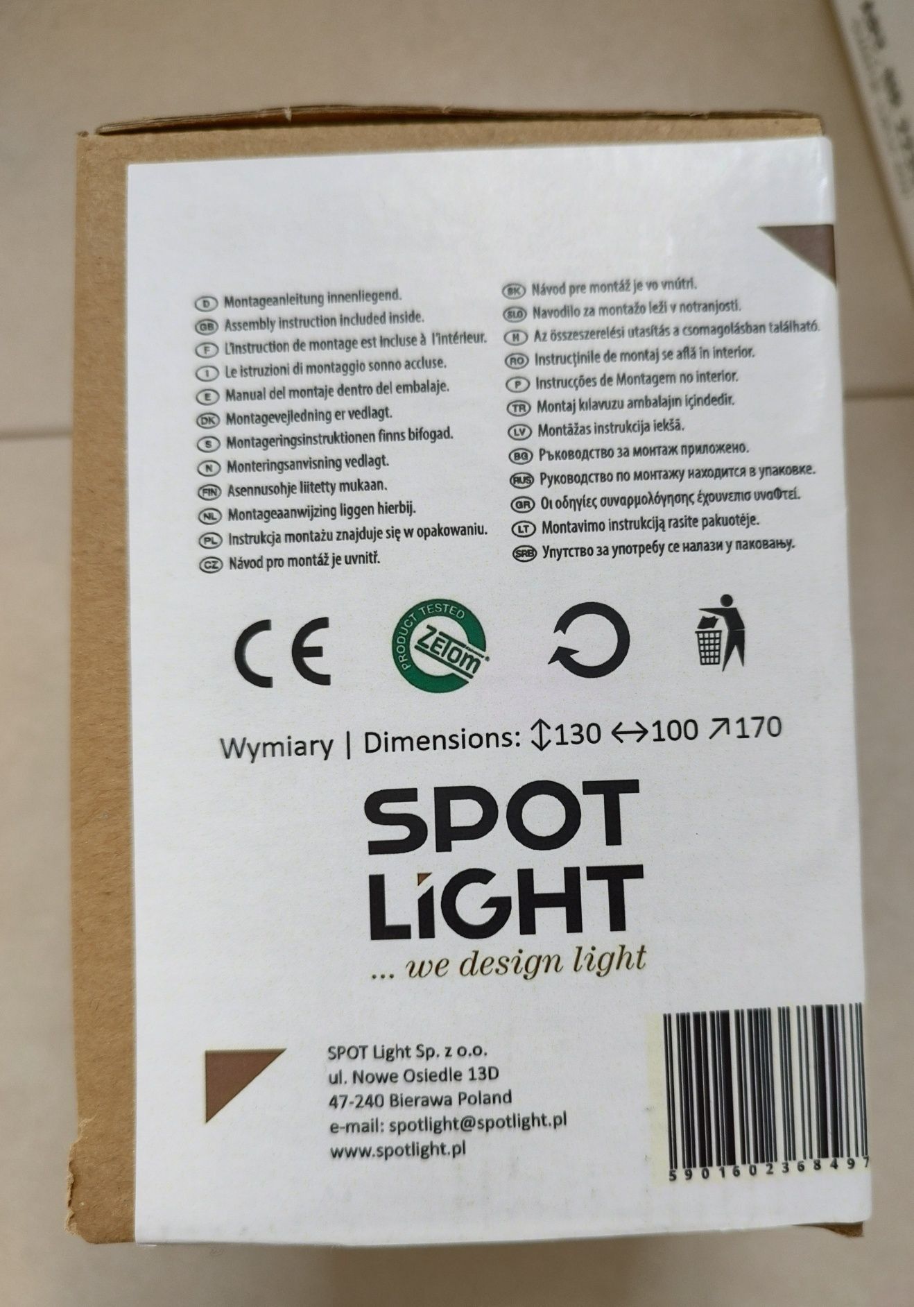 Kinkiet Svantje spot light nowy 1 sztuka