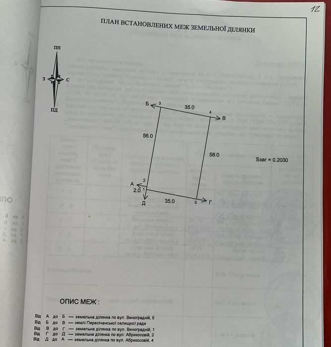 Продам участок в Солоницевском Отг (п Берминводы)