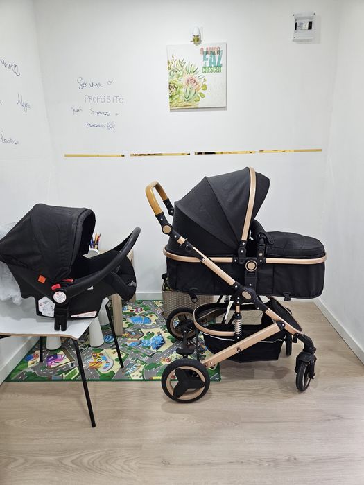 Carro de bebe completo como novo da yazoco