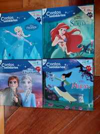4 Livros princesas da Disney
