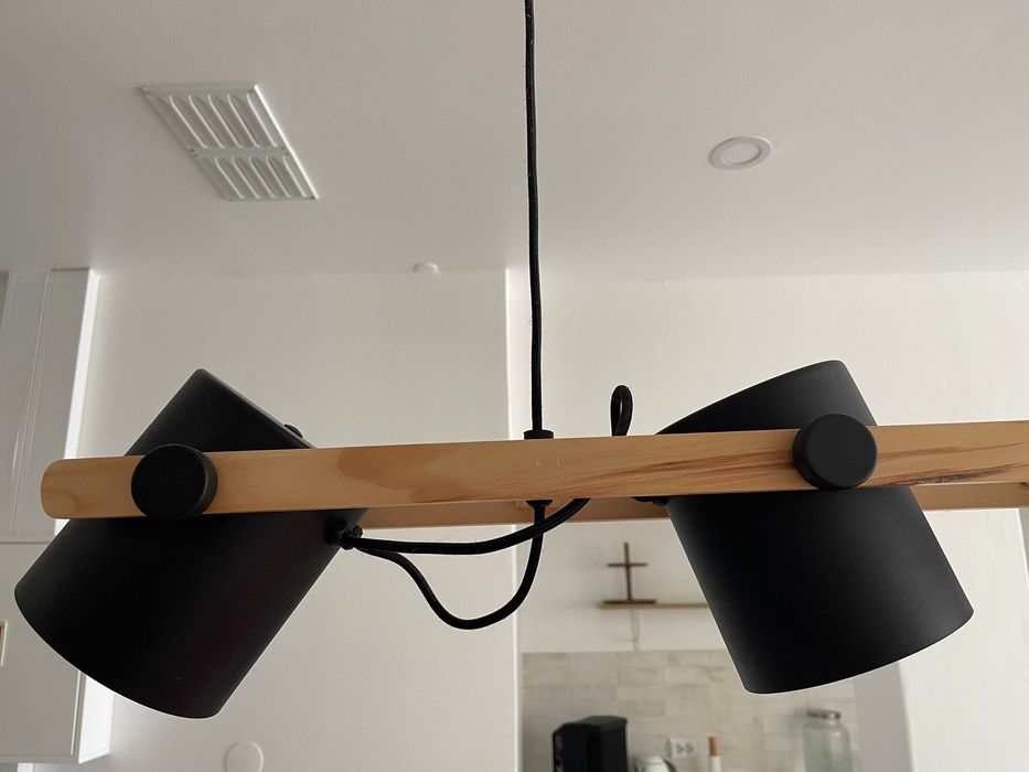 Conjunto de candeeiros de tecto