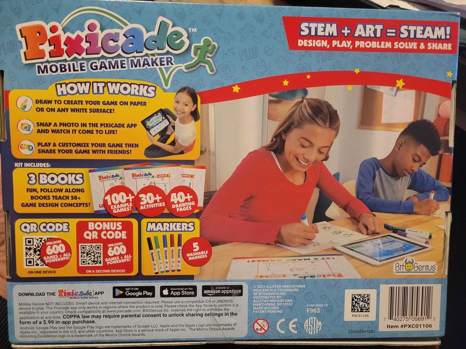 Набір для дитячої творчості Pixicade Mobile Game Maker