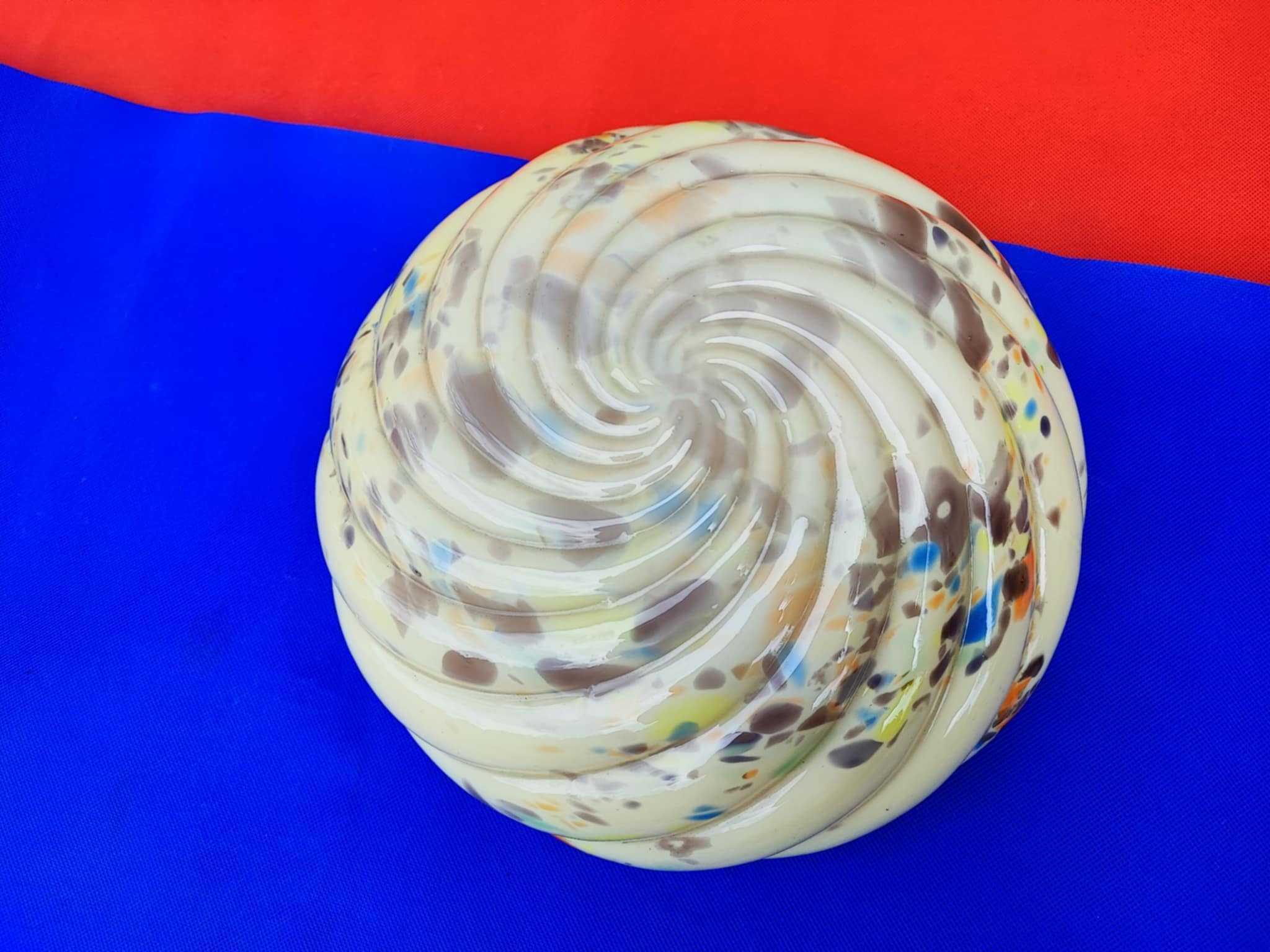 Art deco,klosz marmurek do plafon,żyrandol śr.montażowa 19,7 cm.