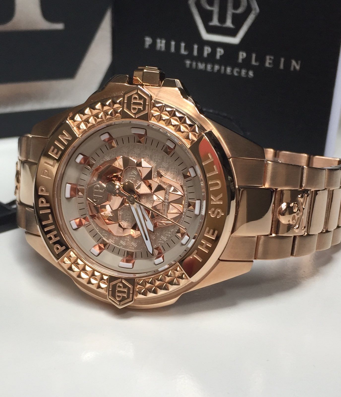 Знижка! Philipp Plein $kull жіночий годинник,  Gold