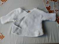 Casaco bebé tricot azul bebé azul 45 cm