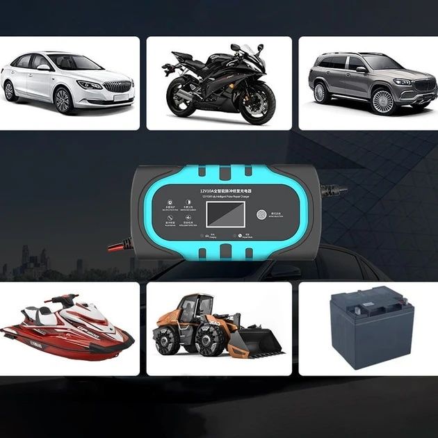 Зарядний пристрій AC/DC для заряду акумулятора до 100А автомобіля 12V/