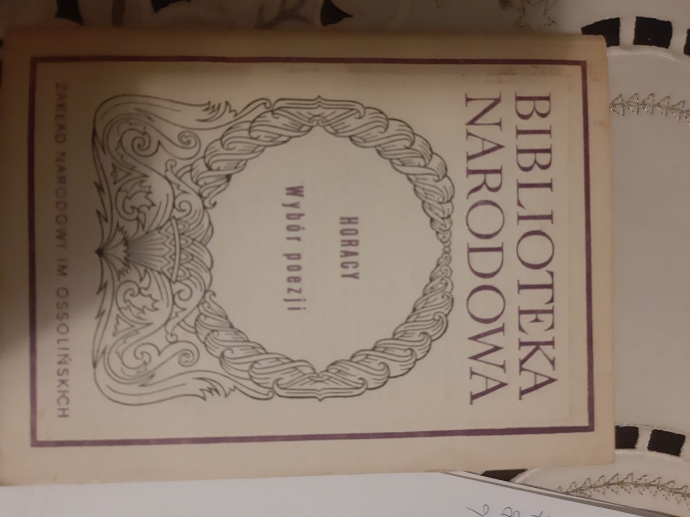 Horacy poezja Bibliotekq Narodowa rok 1975