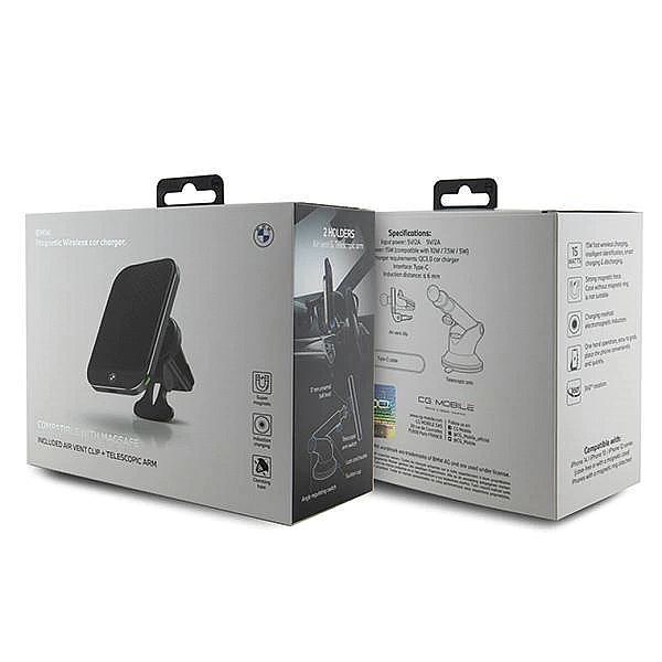 Uchwyt indukcyjny BMW MagSafe Signature Edition 15W do szyby lub kratk