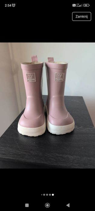 Attipas Różowe Kalosze Barefoot