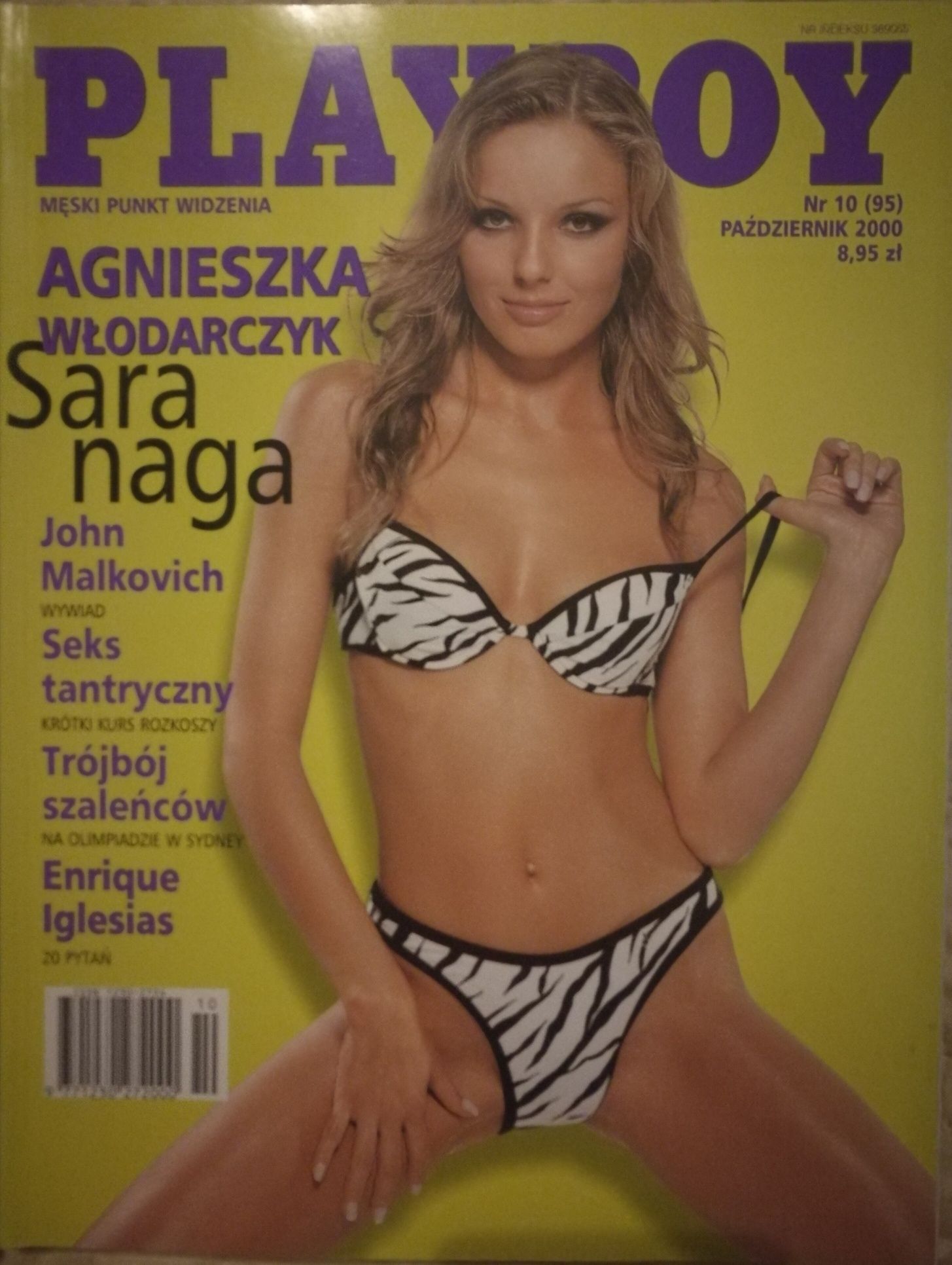 Playboy 10 2000 AGNIESZKA WŁODARCZYK Sara nago