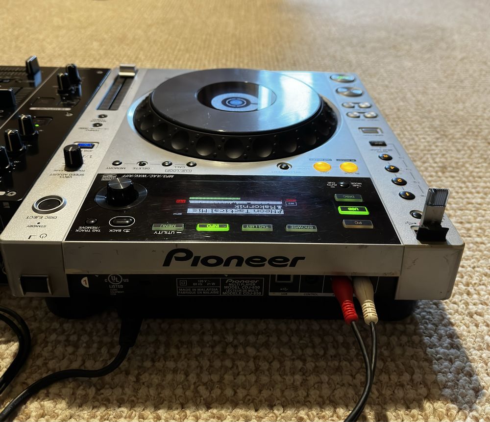 Повний DJ комплект Pioneer CDJ-850х2 + пульт та навушники!