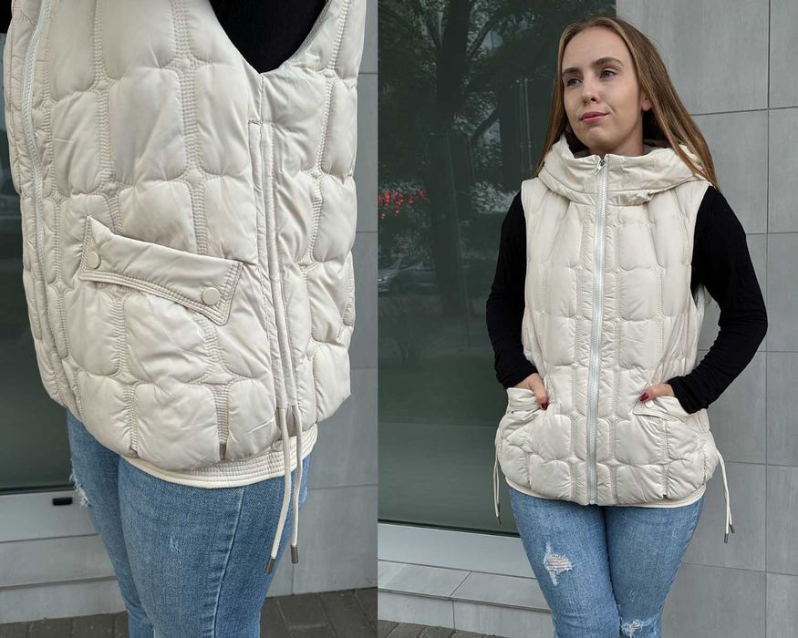 Kamizelka biała Larose M - XXL