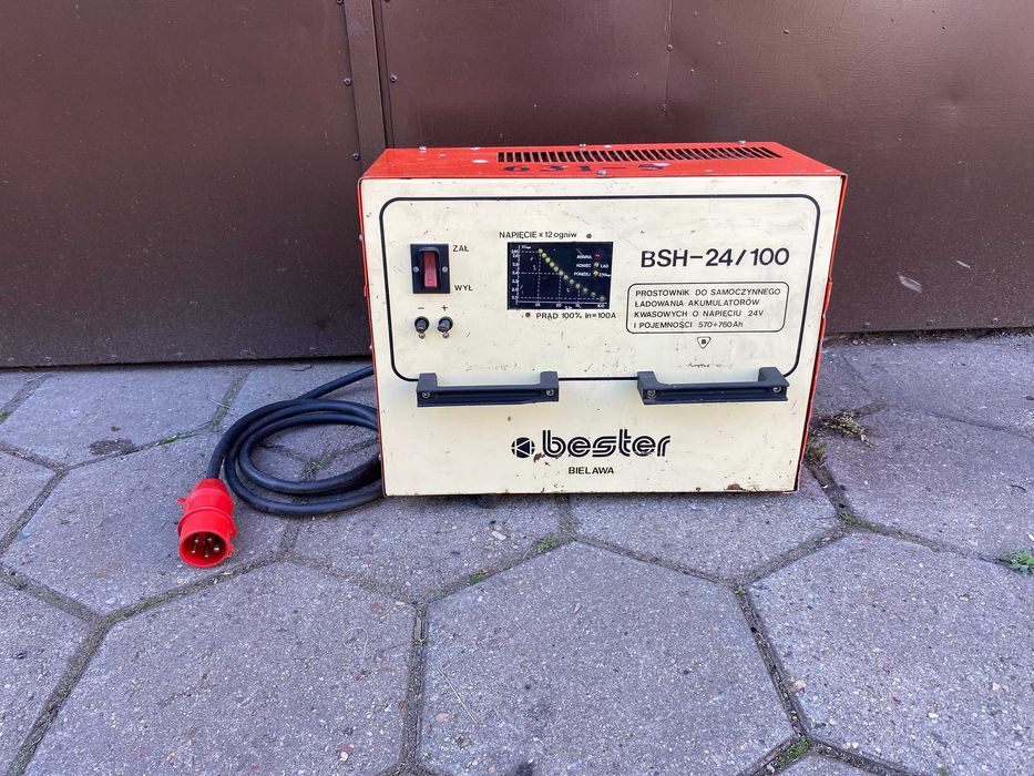 Prostownik BESTER BSH-24/100 do ładowania akumulatorów 24V - 52kg