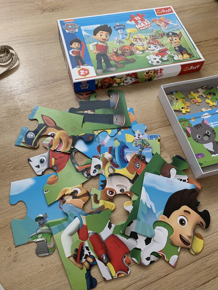 Puzzle maxi 2+, psi patrol gratis dwie ukladanki