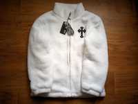 Флиска chrome hearts fleece jacket zip soft with logo