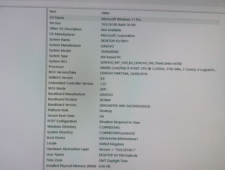 Мини ПК Lenovo ThinkCentre M700
Lenovo ThinkCentre M700