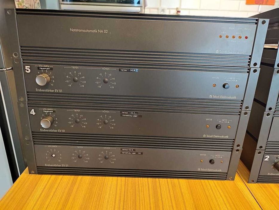 Komponenty Teladi Elektroakustik ELA/SAA - wzmacniacze, centrale, inne