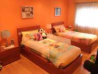 Cama solteiro com sommier