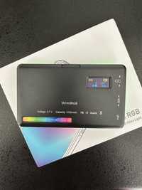 Светодиодная лампа для фото и видеосъемки W140 RGB