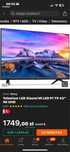 Xiaomi p1 43 cali TV 4K uhd