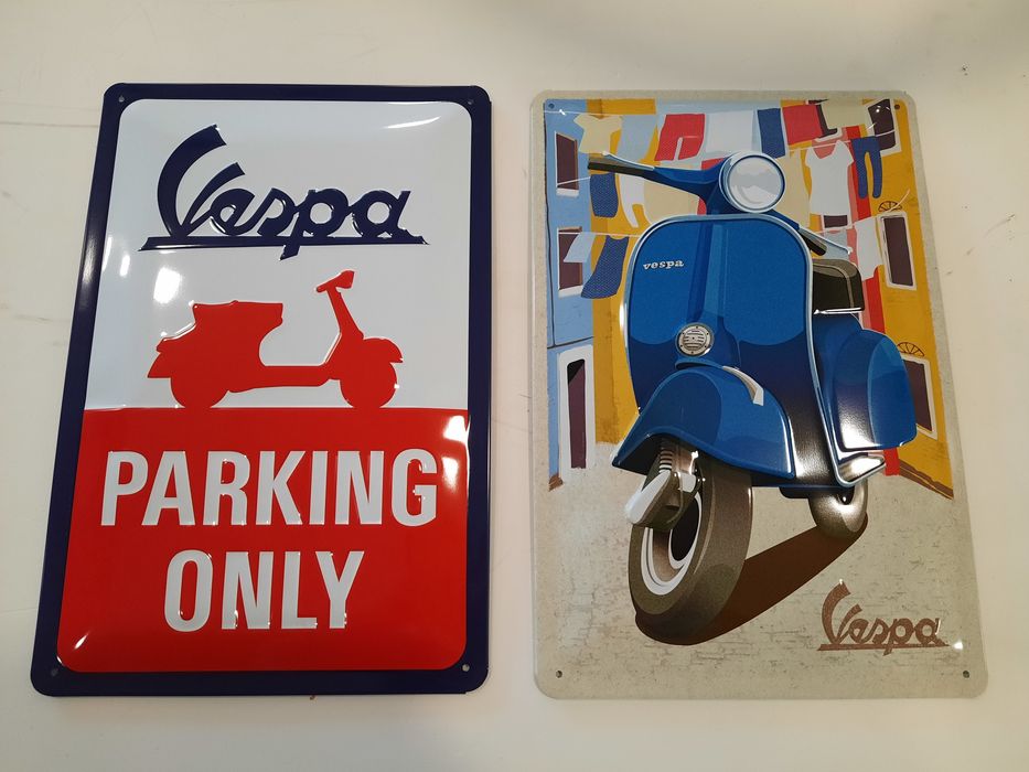 Vespa placa / chapa decorativa