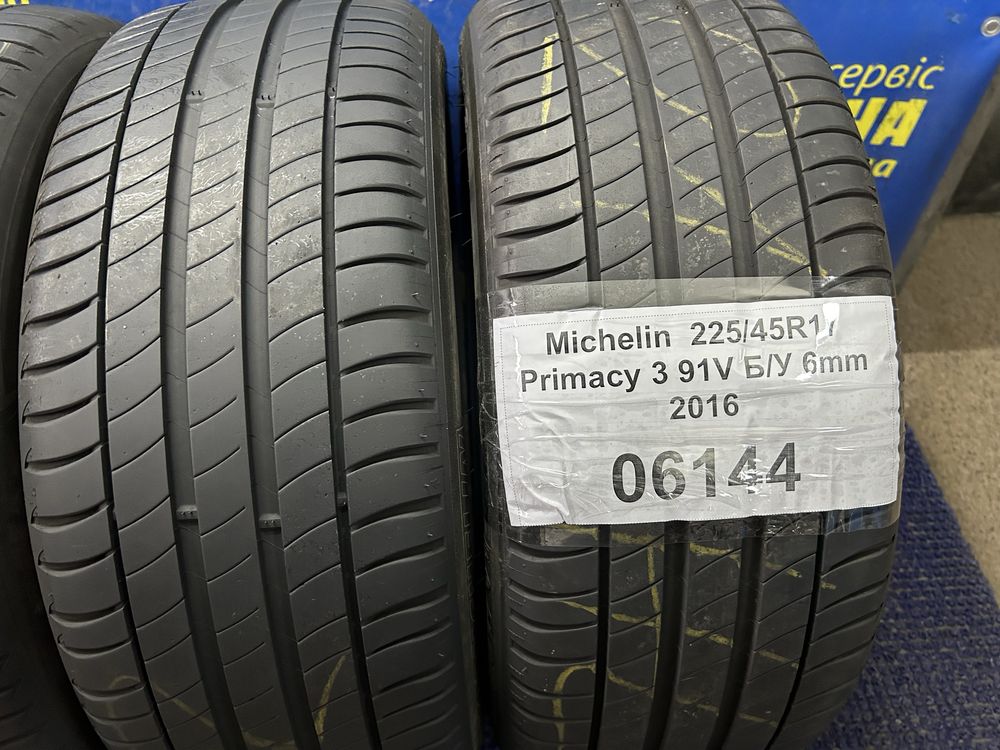 225/45R17 Michelin Primacy 3 4шт 6-5мм