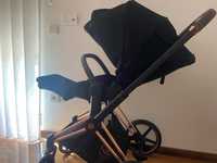 Carrinho cybex priam rose gold + ovo cloud z