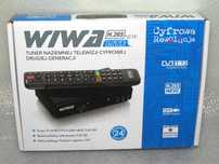 NOWY dekoder / tuner WIWA DVB-T2 H.265 HEVC z pilotem MEMO CONTROL