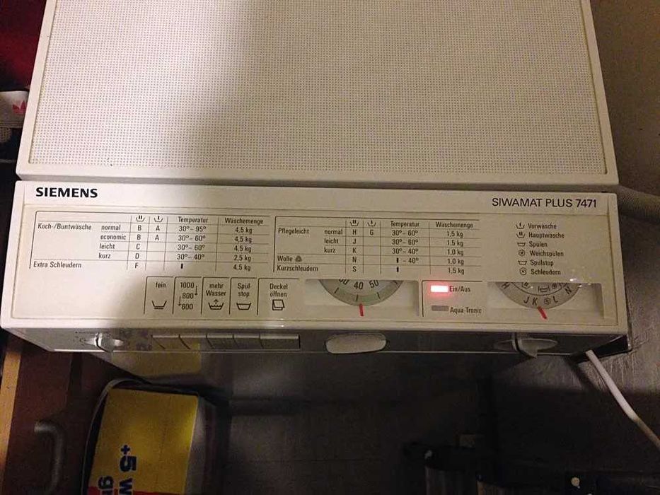 пральна машина Siemens Bosch з верхньою загрузкою запчастини