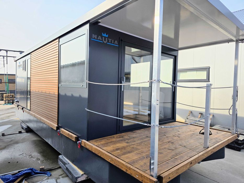 L 5 Alu Houseboat Hausboot Dom na wodzie Pływający łódź kabinowa Jacht