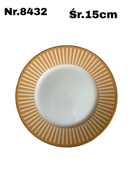 Talerzyki na ciasto, talerzyki deserowe 15cm 6 sztuk nr.8432