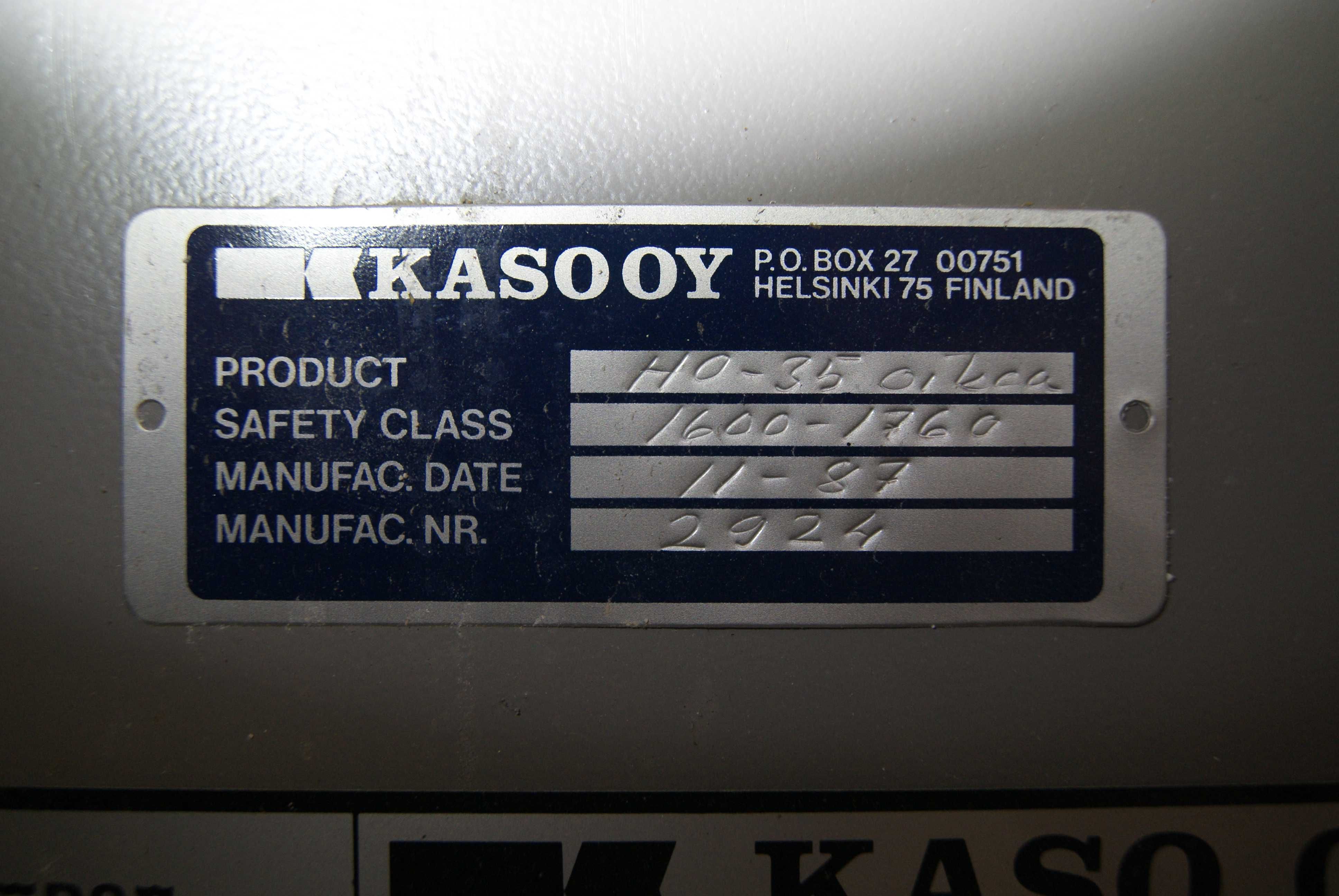 Двері для сховища Kaso
