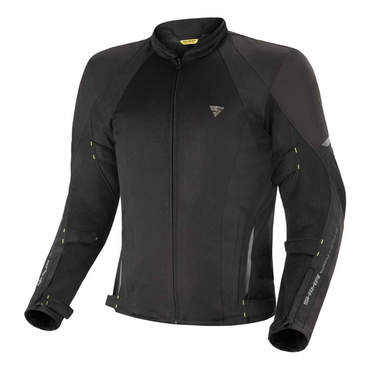 Kurtka motocyklowa męska SHIMA JET MEN JACKET BLK czarna