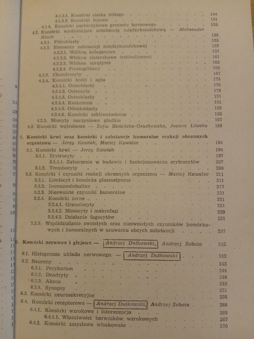 Struktura funkcjonowania komórek i tkanek